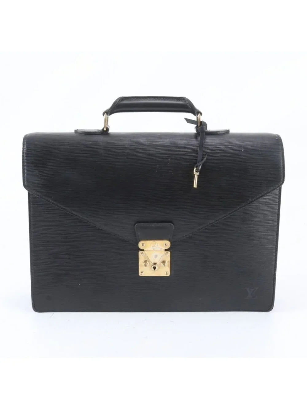 Louis Vuitton Epi Serviette Conseil Leather Business Document Briefcase